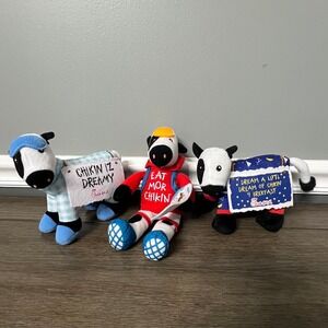 Chick-fil-A‎ Plush Cow Set Dreamy Eat Mor Chikin Stuffed Animal Toy Kids